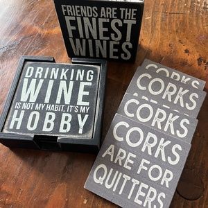 Wine themed Coasters